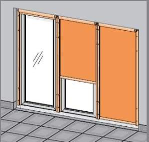 Examples of awning blind arrangement