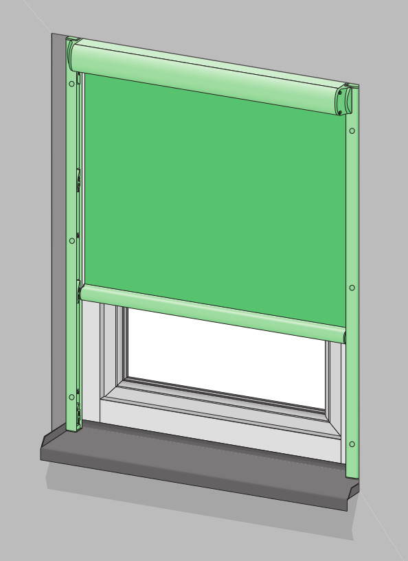 Blind manual operating