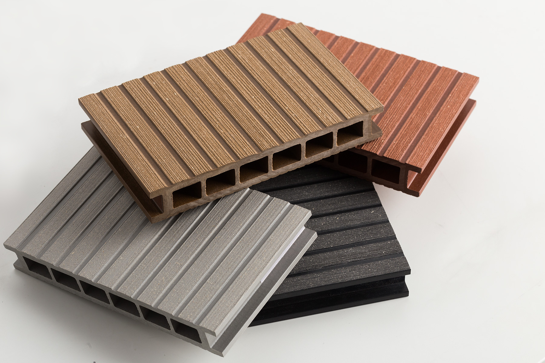 Composite decking boards