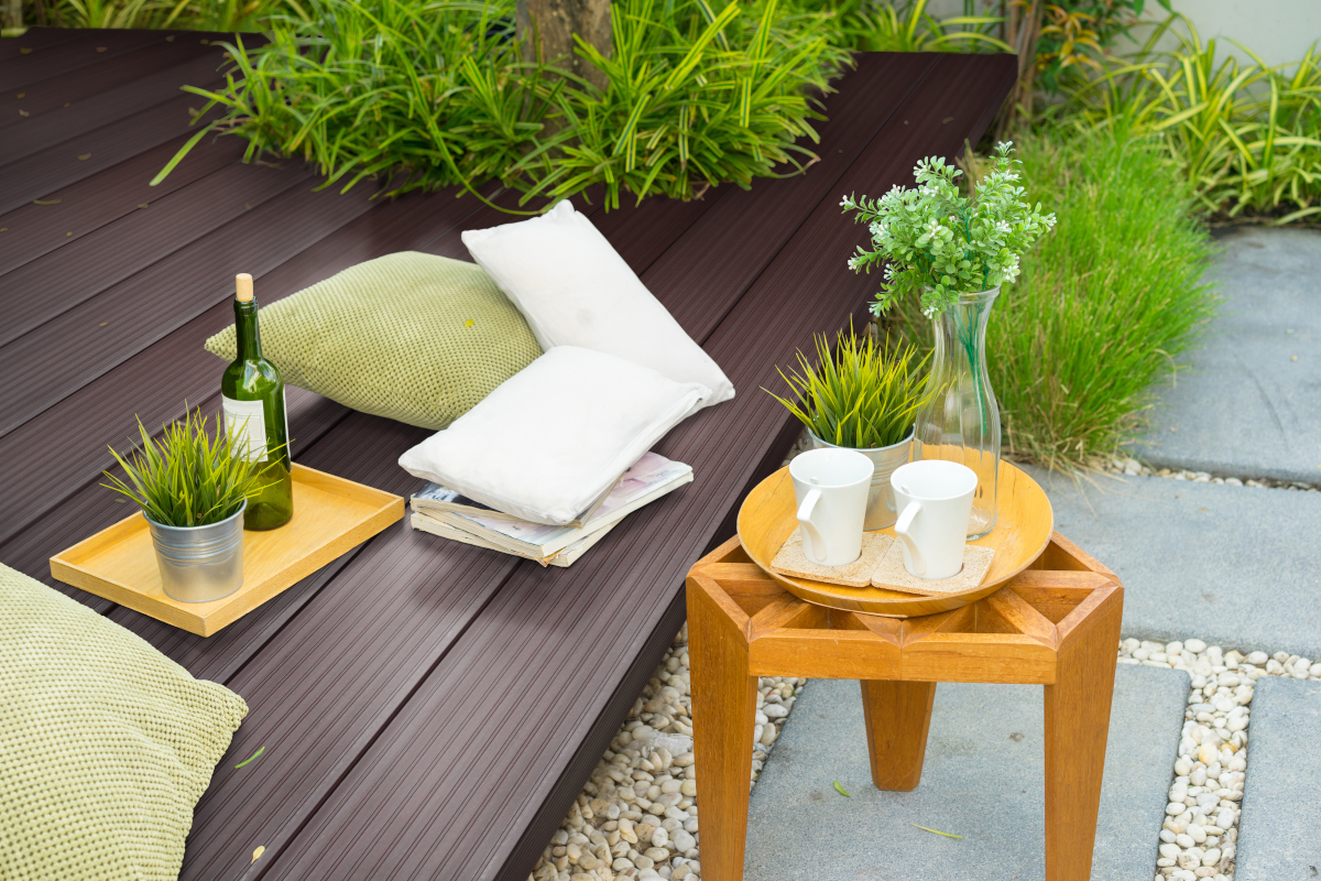 Composite decking boards