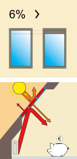 Thermally insulated glazing unit